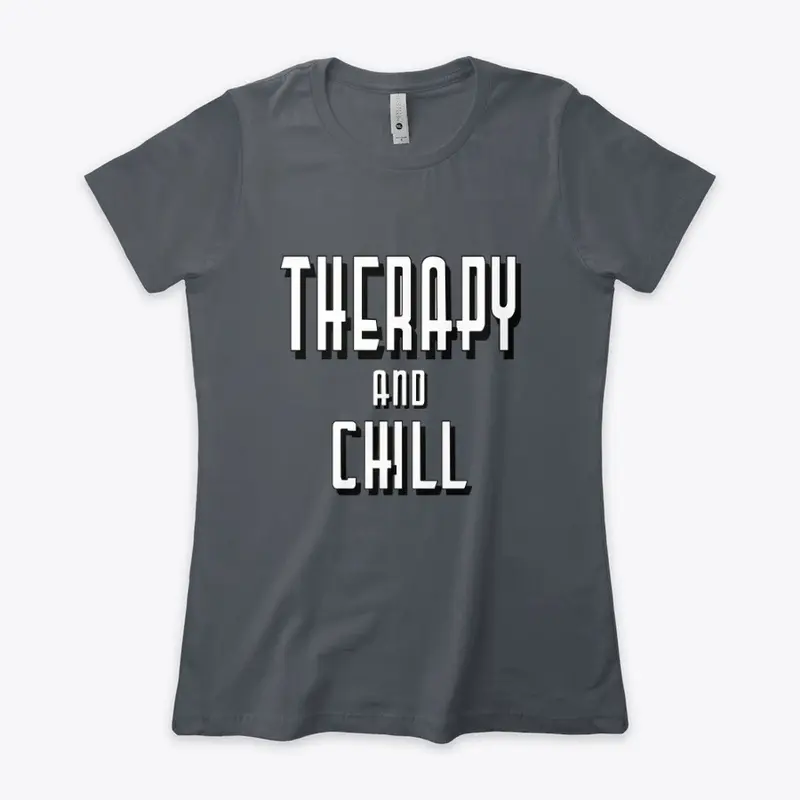 Therapy & Chill White Stigma Hashtag