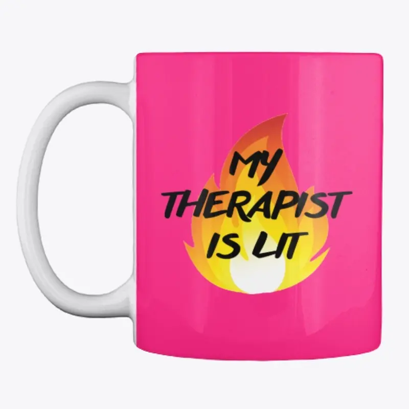 Lit Mug Black